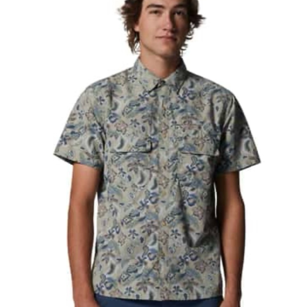 Mountain Hardwear REI Men’s Stryder Short Sleeve Button-Up Shirt